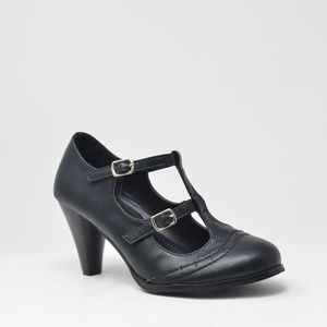 Chase + Chloe Shoes - ⭐️ Women’s Black Double-Strap Mary Jane Pump Heels Chase + Chloe Shoes - ⭐️ Women’s Black Double-Strap Mary Jane Pump Heels